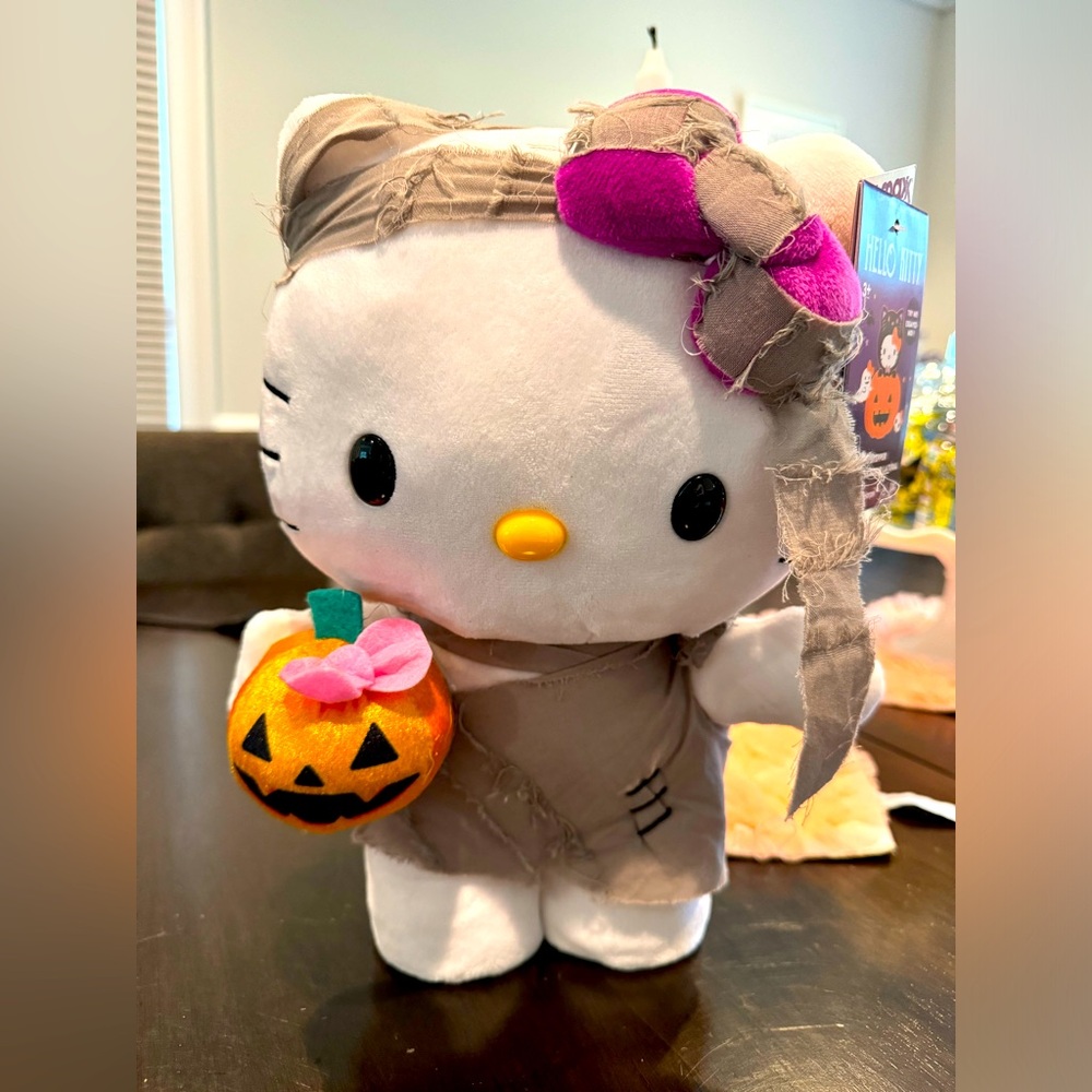 Hello Kitty NWT 2024 Halloween Side Stepper 13” Animated Musical Mummy Plush